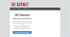 Desktop Screenshot of 3dgamescorp.com