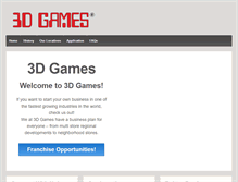 Tablet Screenshot of 3dgamescorp.com